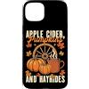 Apple Picking Season Fall Harvest Autumn Custodia per iPhone 15 Plus Sidro di mele Zucca Hayrides Apple Picking Love Autunno Autunno