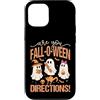 Fall-O-Ween Fun Designs Custodia per iPhone 12/12 Pro Sei Fall-O-Ween Indicazioni Cute Ghosts