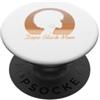 Black Mom African American Afro Women Mo Dope Nero Mamma Afro Capelli Cultura Nera Mamma Afro Americano PopSockets PopGrip Adesivo