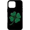 st patricks day shamrock st.-patrick's d Custodia per iPhone 16 Pro Max San Patrizio trifoglio divertente giorno di San Patrizio Irlanda