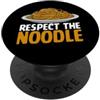 Italian Party Decorations Rispetta il Noodle Pasta Party PopSockets PopGrip Adesivo