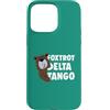Aharon's Stuff Custodia per iPhone 15 Pro Max Resistere Orso Con Parole Foxtrot Delta Tango Save Our Parks