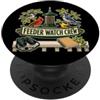 Jimbeels FEEDER WATCH CREW Uccelli da giardino alla mangiatoia PopSockets PopGrip Adesivo