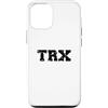 TRX For Beginners / TRX Distressed Moder Custodia per iPhone 12/12 Pro TRX Design per principianti TRX/carattere audace e moderno invecchiato