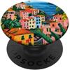Italy Minimalist Art Graphics (Cinque Te Cinque Terre Italia Minimalista PopSockets PopGrip Adesivo