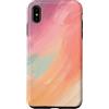 generic Custodia per iPhone XS Max Estetica morbida astratta a spirale pastello