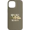 Spooky Pattern Bat Co Custodia per iPhone 15 Spooky Season Trio Camo Leopard Scacchi Halloween