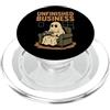 Spooky Haunted Ghost Couch Gaming Sarcas Divertente Halloween Fantasma Gamer Meme Retro Console Gioco di parole PopSockets PopGrip per MagSafe