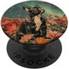 Cute Funny Dog Humor Art (French Bulldog Simpatico cucciolo di bulldog francese vintage motivazionale PopSockets PopGrip Adesivo