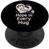 Cancer Fighter Nurse Squad Pediatric Onc Supporto per guerrieri del cancro della forza dell'infermiera di oncologia pediatrica PopSockets PopGrip Adesivo