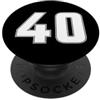 NUMBERED SPORTS ATHLETIC TEAM JERSEY MAGLIA NUMERO 40 FORTY ANNI SPORTS TEAM PopSockets PopGrip Adesivo