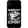 Funny hiker outfits & funny hiking desig Custodia per iPhone XS Max Shortcut Expert alpinista divertente escursionista