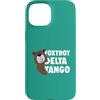 Aharon's Stuff Custodia per iPhone 15 Resistere Orso Con Parole Foxtrot Delta Tango Save Our Parks
