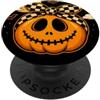 PumpkinLovers Zucca Buffalo Plaid Bow Spooky Halloween Carino Nonna PopSockets PopGrip Adesivo