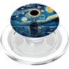 Europe Total Solar Eclipse Vincent Van G Total Solar Eclipse 08.12.2026 Crociera in Groenlandia Notte stellata PopSockets PopGrip per MagSafe