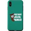 Aharon's Stuff Custodia per iPhone XS Max Resistere Orso Con Parole Foxtrot Delta Tango Save Our Parks