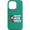 Aharon's Stuff Custodia per iPhone 13 Pro Resistere Orso Con Parole Foxtrot Delta Tango Save Our Parks