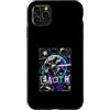 Astronomy Earth Space Planet Science Custodia per iPhone 11 Pro Max globo terra cosmico universo spazio testo stile