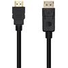 AISENS CABLE CONVERSOR A125-0459/ DISPLAYPORT MACHO HDMI MACHO/ 1M/ NEGRO