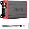 VEVOR Amplificatore Audio Multicanale per Auto a 4 Canali, Amplificatore a Ponte di Classe D max. 4x120 W a 4 Ohm/4x200 W a 2 Ohm Tensione Nominale 14,4 V CC Larghezza Banda 10 Hz-30 kHz per Auto SUV