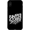 Soccer Sibling Squad Custodia per iPhone XS Max Fiero Soccer Sister Game Day Fan