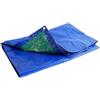 TECPLAST Telo 5x4 m SR150 - Colori Blu e Verde - Telone protettivo impermeabile