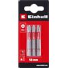 Einhell Accessories Einhell 3 pezzi inserti Basic, 50 mm, PH2 | Acciaio CrV | avvitatura precisa | controllo ottimale | attacco E 6.3
