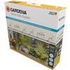 Gardena Set per Irrigazione a Goccia per Terrazzo (30 Piante) Micro-Drip-System: Pronto All'Uso, Sistema Irrigazione a Risparmio Idrico, Tecnica Collegamento Semplice Flessibile (13400-20)
