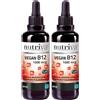 NUTRIVA Vegan B12 1000 mcg Vitamina B12 Cianocobalamina in Gocce 30 ml