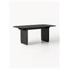 Westwing Collection Tavolo in legno di mango Kora, varie misure - Nero