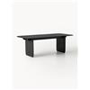Westwing Collection Tavolo in legno di mango Kora, varie misure - Nero