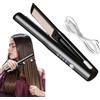 Generico Piastra per capelli portatile senza fili, piastra per capelli in ferro,Piastra per capelli USB per capelli spessi - 4 ferri arricciacapelli ricaricabili a temperatura regolabile per capelli più lucen