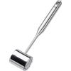 Fissler Essential/Batticarne in acciaio inox (28 cm/0,4 kg), martello rotondo per carne, con occhiello per appendere, lavabile in lavastoviglie