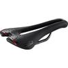 Selle San Marco ASPIDE Short Carbon FX - Sella Bicicletta da Strada, Scocca e Telaio in Carbonio DNA, Rivestimento in Microfibra, Performance Elevate, Foro Anatomico - Taglia S3, Nero