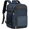 Telura Ryanair - Bagaglio a mano da 40 x 30 x 20 cm, espandibile da 40 x 30 x 25 cm, da 24 l a 30 l, Blu scuro, 40x30x20cm(24L-30L), Classico