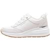 Skechers Billion Subtle Spots, Scarpe da ginnastica basse Donna, Off White Dura Leather White Leopard Trim, 41 EU
