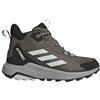 adidas Donna Terrex Anylander Mid Hiking Shoes, Olive Strata/Dash Grey/Night Cargo, 40 EU