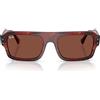 Ray-Ban Occhiali da Sole RB4454 1452C5 Flacko Marrone Rosso/Rosso Unisex 53/20/145