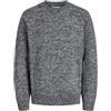 JACK & JONES Jprblujeremy Knit Mock Neck, Chiaro Grigio Melange, S Uomo