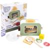 Dorjee- D3.005- Houten Broodroostergrill - Mechanische Timerbel - Imitatie van H