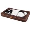 Ferplast Cuccia Ortopedica per Cani Large Materassino per Cani Impermeabile e Antigraffio Cuccia Morbida Polo, 95 x 60 x h 8 CM, MARRONE