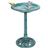 VIVOHOME Bagno per Uccelli 71cm Altezza Abbeveratoio Poliresina Leggero Antico Giardino