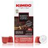 Caffè Kimbo NAPOLI Espresso Barista - Nespresso Capsule Compatibili in Alluminio - Caffè Kimbo 100 Capsule