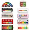 FeiFanChoice Distintivi per batteria sociale, 10 pezzi, divertenti spille per batteria sociale, badge con commutazione emozione regolabile, spilla dell'umore, simpatica espressione creativa per uomini e donne