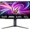 LG SPEDIZIONE IMMEDIATA - LG Monitor Gaming UltraGear OLED 27GS95QE da 27" QHD, 240Hz, 0,03ms [27GS95QE-B.AEU]