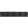 QNAP Server NAS QNAP TS-H1465U-RP di archiviazione Armadio (2U) 8 GB DDR5 0 TB QTS Nero [TS-H1465U-RP-8G]