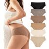 SHARICCA Hipster Biancheria intima da donna, comoda, senza cuciture, morbida, traspirante, Panties invisibile, confezione multipla, Multicolore., L