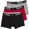 NIKE Jordan Flight Cotton Core 3Pk Boxer per Bambino Gym Red/Black 8/10 Anni