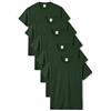 Fruit of the Loom Original T., T-Shirt Uomo, Verde (Bottle Green 38), X-Large(Pacco da 5)