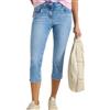 Cecil Jeans a 3/4 Slim Leg Light Blue Washed 33
